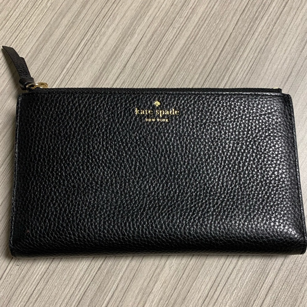Large black Kate Spade Wallet. Final Price